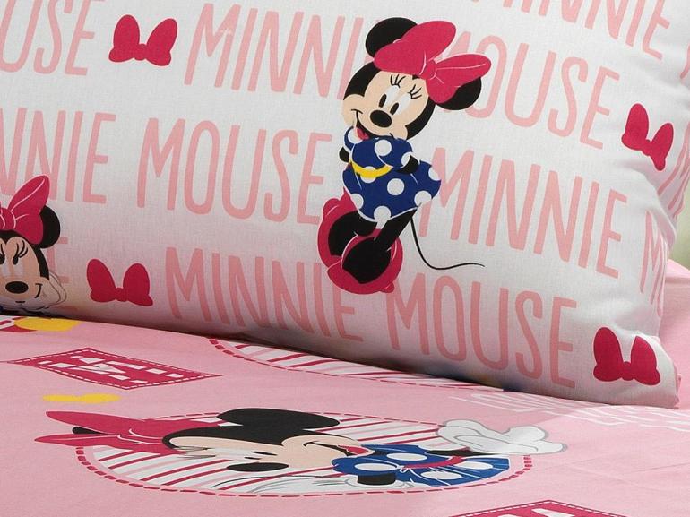 Jogo de Cama Solteiro Kids 100% algodo - Minnie Lovely - Santista
