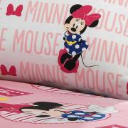 Jogo de Cama Solteiro Kids 100% algodo - Minnie Lovely - Santista