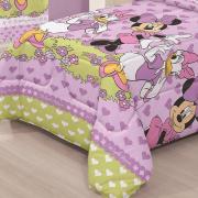 Edredom Solteiro Infantil 100% algodo - Minnie Sweet - Santista