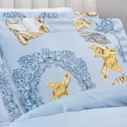 Jogo de Cama King 150 fios - Mister Cat Azul - Dui Design