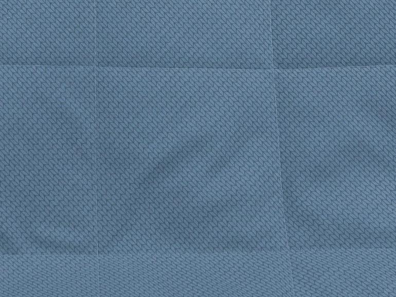 Kit: 1 Cobre-leito Solteiro + 1 Porta-travesseiro 150 fios - Mix Azul - Dui Design