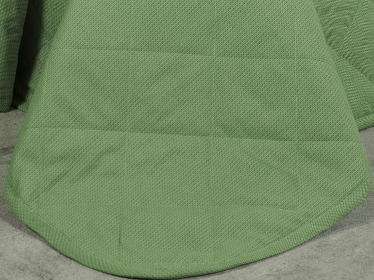 Kit: 1 Cobre-leito Casal + 2 Porta-travesseiros 150 fios - Mix Verde - Dui Design