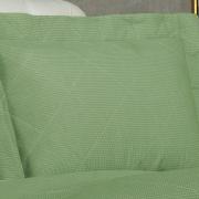 Kit: 1 Cobre-leito King + 2 Porta-travesseiros 150 fios - Mix Verde - Dui Design