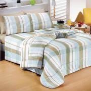 Jogo de Cama Casal 100% algodo - Molise Xadrez - Teka