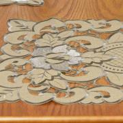 Jogo Americano  4 Lugares (4 pe�as) com Bordado Richelieu 35x50cm - Monalisa Bege - Dui Design