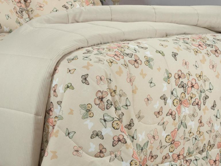 Enxoval King com Edredom 5 pe�as 150 fios - Monarca Vintage - Dui Design