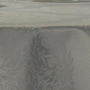 Toalha de Mesa Fácil de Limpar Redonda 220cm - Monarca Cinza - Dui Design
