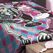 Jogo de Cama Solteiro Infantil 150 fios 100% Algodo - Monster High - Lepper