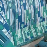 Edredom Casal 150 fios - Montreal Azul - Dui Design
