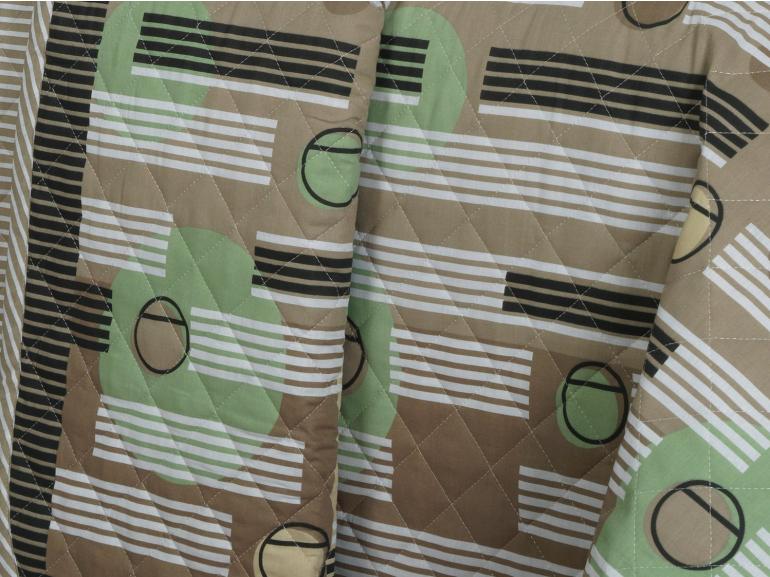 Kit: 1 Cobre-leito Casal + 2 Porta-travesseiros 150 fios - Montreal Bege - Dui Design