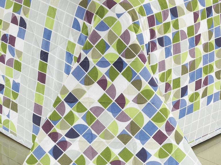 Edredom Casal 150 fios 100% Algodo - Montreal Multicolor - Dui Design