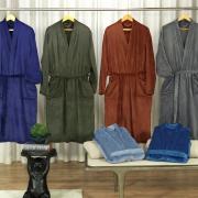 Roupo Kimono Microfibra (G) - Monza - Dui Design