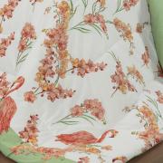 Edredom Solteiro 150 fios - Nadia Flamingo - Dui Design