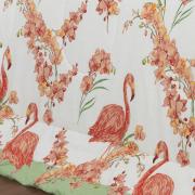 Edredom King 150 fios - Nadia Flamingo - Dui Design