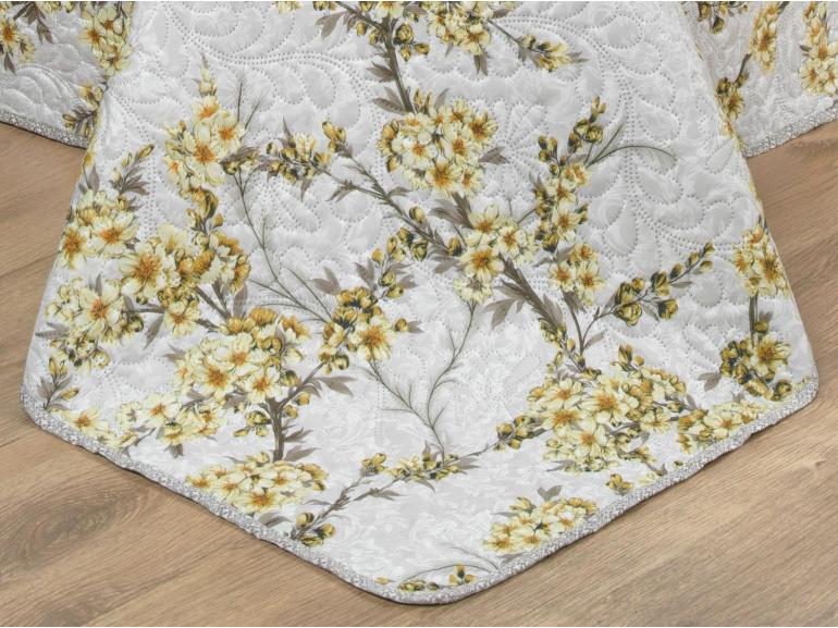 Kit: 1 Cobre-leito King Bouti de Microfibra Ultrasonic Estampada + 2 Porta-travesseiros - Naomi S�phia - Dui Design