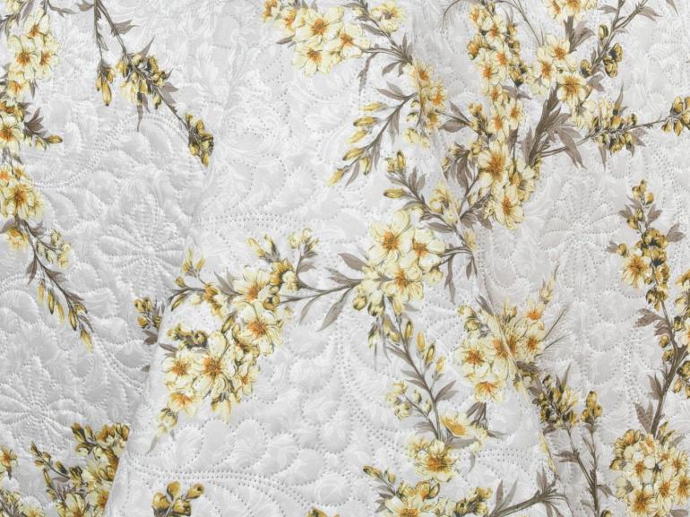 Kit: 1 Cobre-leito King Bouti de Microfibra Ultrasonic Estampada + 2 Porta-travesseiros - Naomi S�phia - Dui Design