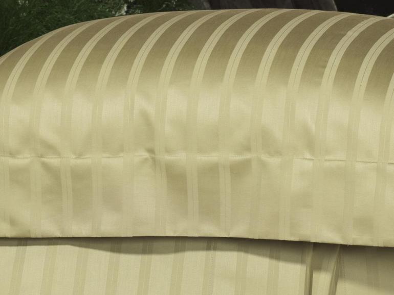 Jogo de Cama Queen Cetim de Algodo 1000 fios - Napoli Bege - Dui Design