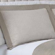 Kit: 1 Cobre-leito Queen Bouti de Microfibra Ultrasonic  + 2 Porta-travesseiros - Nature Bege - Dui Design