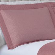 Kit: 1 Cobre-leito Queen Bouti de Microfibra Ultrasonic  + 2 Porta-travesseiros - Nature Rosa Vintage - Dui Design