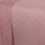 Kit: 1 Cobre-leito Casal Bouti de Microfibra Ultrasonic  + 2 Porta-travesseiros - Nature Rosa Vintage - Dui Design