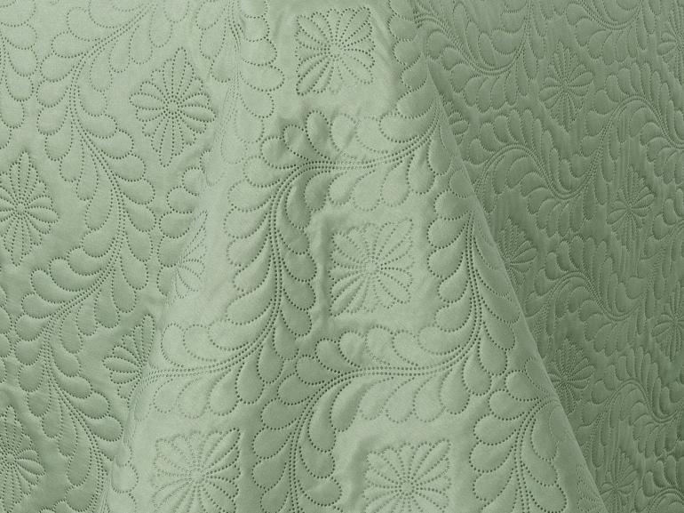 Kit: 1 Cobre-leito King Bouti de Microfibra Ultrasonic  + 2 Porta-travesseiros - Nature Verde Celadon - Dui Design