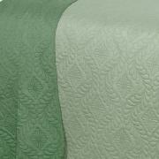 Kit: 1 Cobre-leito King Bouti de Microfibra Ultrasonic  + 2 Porta-travesseiros - Nature Verde Celadon - Dui Design