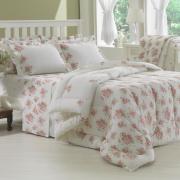 Jogo de Cama Casal Percal 180 fios 100% Algodo - Nayade Coral - Dui Design
