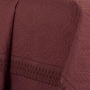 Kit: 1 Cobre-leito King + 2 Porta-travesseiros Microfibra Toque Acetinado com Bordado Ingls - Newport Rosa Baroque - Dui Design