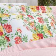 Jogo de Cama Casal 150 fios - Nice Rosa - Dui Design