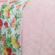 Kit: 1 Cobre-leito Queen + 2 Porta-travesseiros 150 fios - Nice Rosa - Dui Design