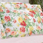 Enxoval Casal com Cobre-leito 7 peas 150 fios - Nice Rosa - Dui Design