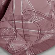 Jogo de Cama Casal Percal 200 fios - Normani Mauve - Dui Design