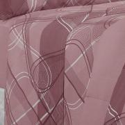 Jogo de Cama Casal Percal 200 fios - Normani Mauve - Dui Design