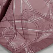 Edredom Casal Percal 200 fios - Normani Mauve - Dui Design