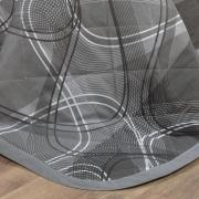 Kit: 1 Cobre-leito King + 2 Porta-travesseiros Percal 200 fios - Normani Cinza - Dui Design