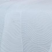 Kit: 1 Cobre-leito Casal Bouti de Microfibra Ultrasonic  + 2 Porta-travesseiros - Oceano Branco - Dui Design