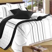 Jogo de Cama Casal Percal 200 fios 100% Algodo - Onix - Sultan