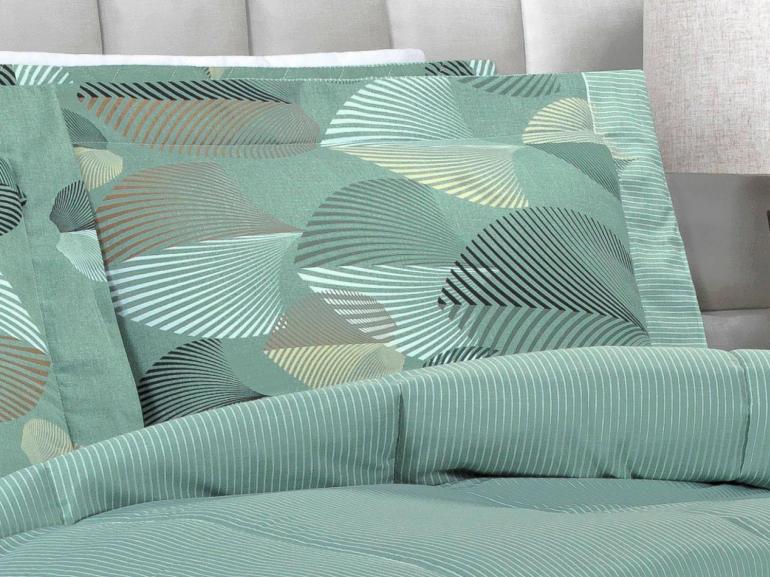 Jogo de Cama King 150 fios - Organi Confrei - Dui Design