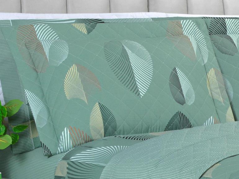 Enxoval King com Cobre-leito 7 pe�as 150 fios - Organi Confrei - Dui Design