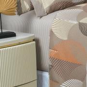 Jogo de Cama King 150 fios - Organi Taupe - Dui Design