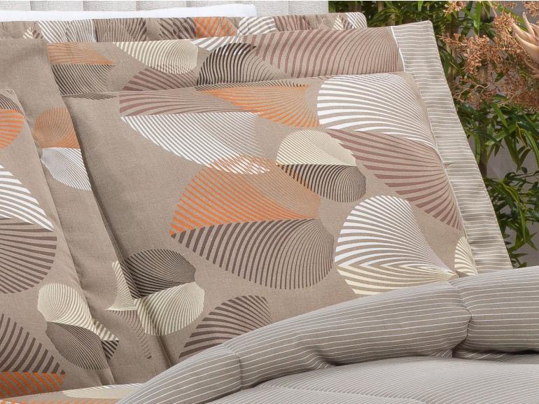 Jogo de Cama King 150 fios - Organi Taupe - Dui Design
