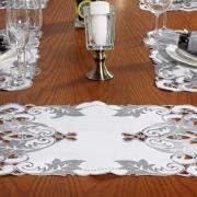 Jogo Americano  4 Lugares (4 peas) com Bordado Richelieu 35x50cm - Orion Natural - Dui Design