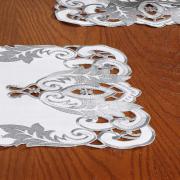 Jogo Americano  4 Lugares (4 peas) com Bordado Richelieu 35x50cm - Orion Natural - Dui Design