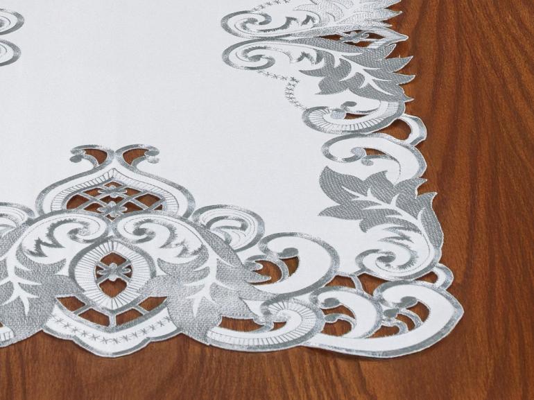 Trilho de Mesa com Bordado Richelieu 40x85cm Avulso - Orion Natural - Dui Design