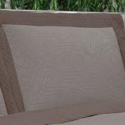 Kit: 1 Cobre-leito Queen Bouti de Microfibra Ultrasonic  + 2 Porta-travesseiros - Ornare Noz Moscada - Dui Design
