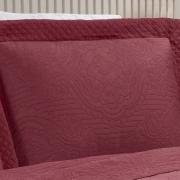 Kit: 1 Cobre-leito Queen Bouti de Microfibra Ultrasonic  + 2 Porta-travesseiros - Ornare Rosa Barroque - Dui Design