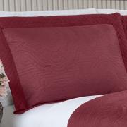 Kit: 1 Cobre-leito Queen Bouti de Microfibra Ultrasonic  + 2 Porta-travesseiros - Ornare Rosa Barroque - Dui Design