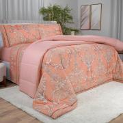 Jogo de Cama King 150 fios - Ornato Terracota - Dui Design
