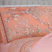Jogo de Cama King 150 fios - Ornato Terracota - Dui Design