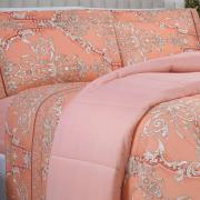 Jogo de Cama King 150 fios - Ornato Terracota - Dui Design